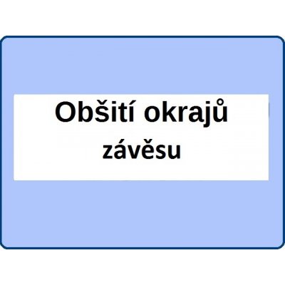 Obšití okrajů cena za 1m obšití okraje – Hledejceny.cz