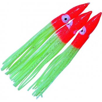 ICE fish Chobotnice na mořské návazce 18cm červená/fluo