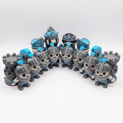 Flexi Factory Šachové Figurky - barevné var. 2 – Zboží Živě