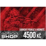 Dárkový poukaz Actionshop - 4500 Kč Actionshop – Zboží Mobilmania