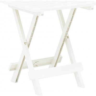 OMAXI 859910 Skládací zahradní stolek bílý 45 x 43 x 50 cm plast – Hledejceny.cz