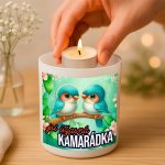 Ahome CZ Originální skleněný svícen Jsi úžasná kamarádka – Sleviste.cz