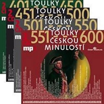 Toulky českou minulostí komplet 401-600 8CD - Josef Veselý, Igor Bareš, Iva Valešová
