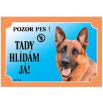 Dafiko Tabulka německý ovčák vlkošedý – Zboží Dáma