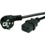 Value Kabel síťový 16A, CEE 7/7(M) - IEC320 C19, 3m, černý - 19.99.1553 – Sleviste.cz