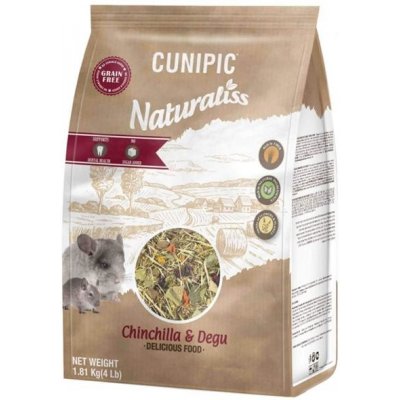 Cunipic Naturaliss Chinchilla & Degu 1,81 kg – Zboží Mobilmania