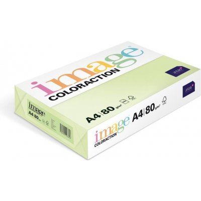 Coloraction A4 80 g Pastelově světle zelená 100 ks