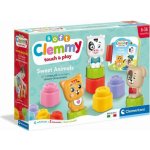 CLEMENTONI BABY Soft Clemmy Hrací sada s knížkou Milá zvířátka – Hledejceny.cz