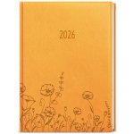 Baloušek Tisk Adam Vivella B6 denní 2026 okrový – Zboží Dáma