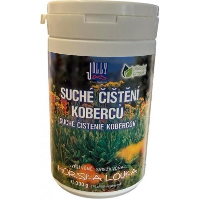 Jolly Práškový čistič pro suché číštění koberců Horská louka 300 g – Zboží Dáma