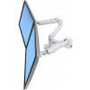Držák a stojan na TV a monitor Ergotron LX Dual Side-by-Side Arm, stolní ramena pro 2 lcd, flexibilní, bílé 45-491-216