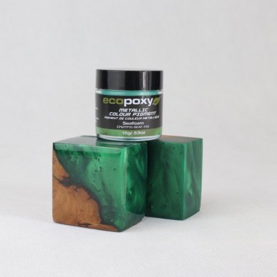 EcoPoxy Metalické pigmenty do pryskyřice seafoam 15 g – Zbozi.Blesk.cz