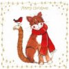 Alex Clark - Přání vánoční Cat and Robin