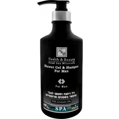 H&B Dead Sea Minerals sprchový gel a šampon pro muže 780 ml – Hledejceny.cz