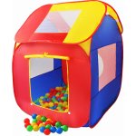 KIDUKU Hrací stan + 200 míčků + taška stan hrací stan s kuličkovou vanou – Zbozi.Blesk.cz