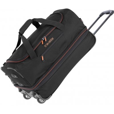 Travelite Basics Wheeled duffle Black/blue 64 L – Hledejceny.cz
