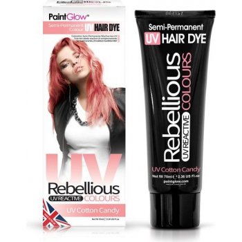 Paintglow Semi Permanent Rebellious Barva na vlasy Neon Cotton Candy 70 ml  od 169 Kč - Heureka.cz