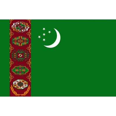 Státní vlajka Turkmenistán tištěná venkovní Alerion – Hledejceny.cz