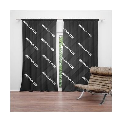 Sablio Závěs AMG vzor: 2ks 140x250cm – Zboží Mobilmania