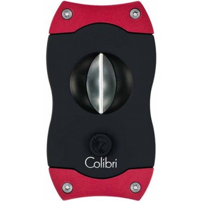 Ořezávač na doutníky Colibri V-Cutt red (červený)