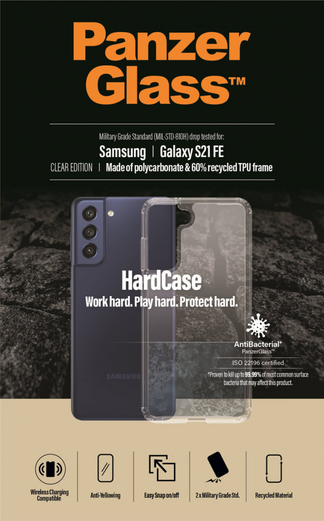 Pouzdro PanzerGlass HardCase Samsung Galaxy S21 FE