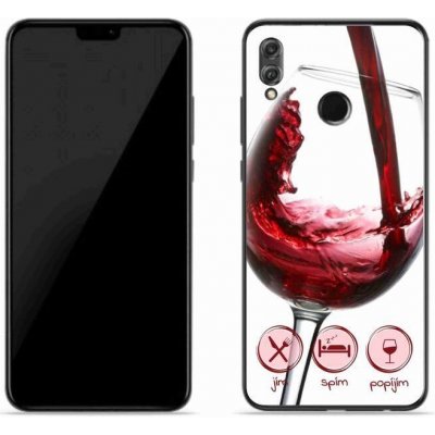 Pouzdro mmCase Gelové Honor 8X - sklenička vína červené – Zbozi.Blesk.cz