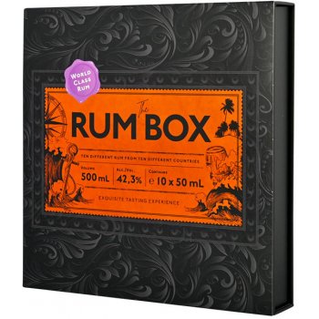1423 Aps The Rum Box Purple Edition 42,3% 10 x 0,05 l (set)