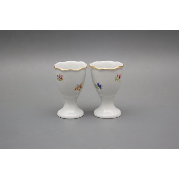 Bohemia Porcelán 1987 Kalíšek na vejce Rokoko Sedmero kvítí GL