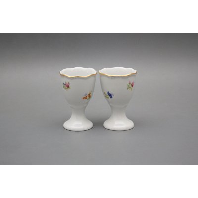 Bohemia Porcelán 1987 Kalíšek na vejce Rokoko Sedmero kvítí GL – Zboží Dáma
