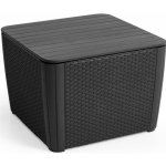 Allibert Zahradní odkládací stolek Luzon grafitový – Sleviste.cz