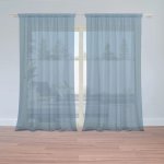 Sablio Záclony Indigově modrá: 2ks 150x250cm – Hledejceny.cz