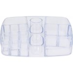 Excellent Kosmetické zrcátko s LED osvětlením a organizérem 18 x 34,5 cm KO 170488360 – Sleviste.cz