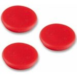 RON Magnety v plastu - průměr 32 mm, 10 ks, červené – Hledejceny.cz