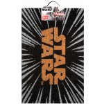 CurePink Star Wars Hvězdné války Logo 60 x 40 cm černá [FGE0003] – Zbozi.Blesk.cz
