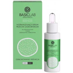 BasicLab Esteticus normalizační sérum proti černým tečkám s 5% azeloglycinem a 1% BHA 30 ml