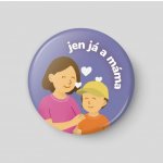 Nalepshop Jen já a máma Plánovací magnetka 32 mm – Zboží Dáma