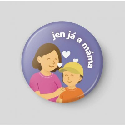 Nalepshop Jen já a máma Plánovací magnetka 32 mm – Zboží Dáma