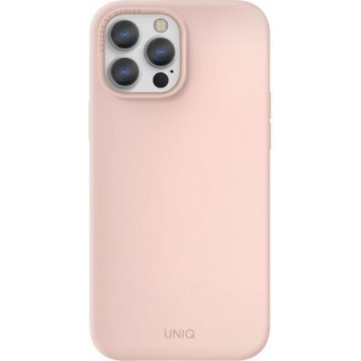 Pouzdro UNIQ Lino s MagSafe iPhone 13 Pro Max - růžové