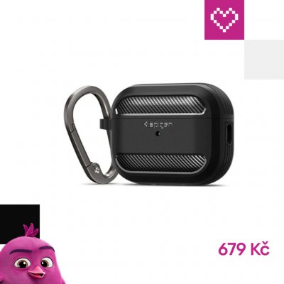 Spigen Rugged Armor Black Apple AirPods Pro 2 ACS05482 – Hledejceny.cz