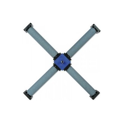 Vzduchovací kříž, 4 vzduchovací válce 220 x 40 mm, vstup 9 mm – Hledejceny.cz