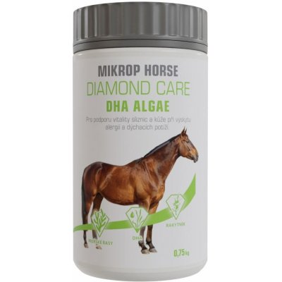 MIKROP Horse Diamond Care DHA ALGAE Podpora organismu při zátěži 0.750 kg – Hledejceny.cz
