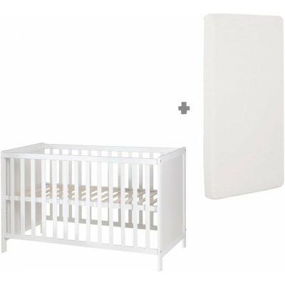 Roba Hamburg postýlka bílá 60x120 – Zboží Dáma