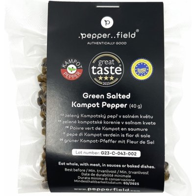 Kampotský Pepř zelený v solném květu Pepperfield 40 g – Zboží Mobilmania