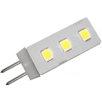 Premiumlux LED žárovka 0.5W 3 led smd 2835 12V DC Studená bílá G4