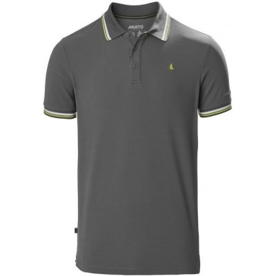 adidas Musto Evolution Pro Lite SS Polo Charcoal – Zboží Mobilmania