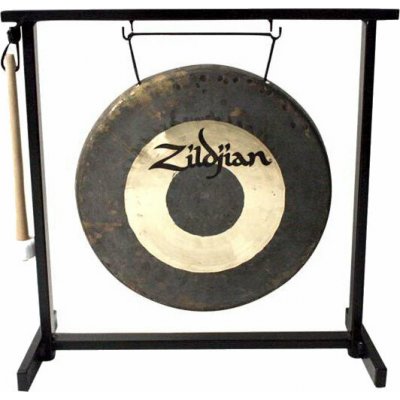 Zildjian P0565 12" Traditional Gong And Table-Top Stand Set