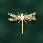 Éternelle Brož ve tvaru vážky s opálem Théa B7392-LY11362 zlatá – Sleviste.cz