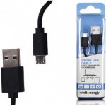 Whitenergy 09969 micro USB, 200cm, černý – Zboží Mobilmania