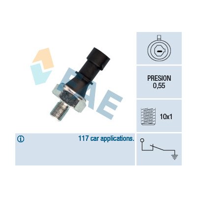 FAE Olejový tlakový spínač 12436 – Zboží Mobilmania