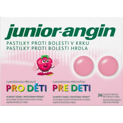 Junior-angin pastilky pro děti 36 pastilek – Hledejceny.cz